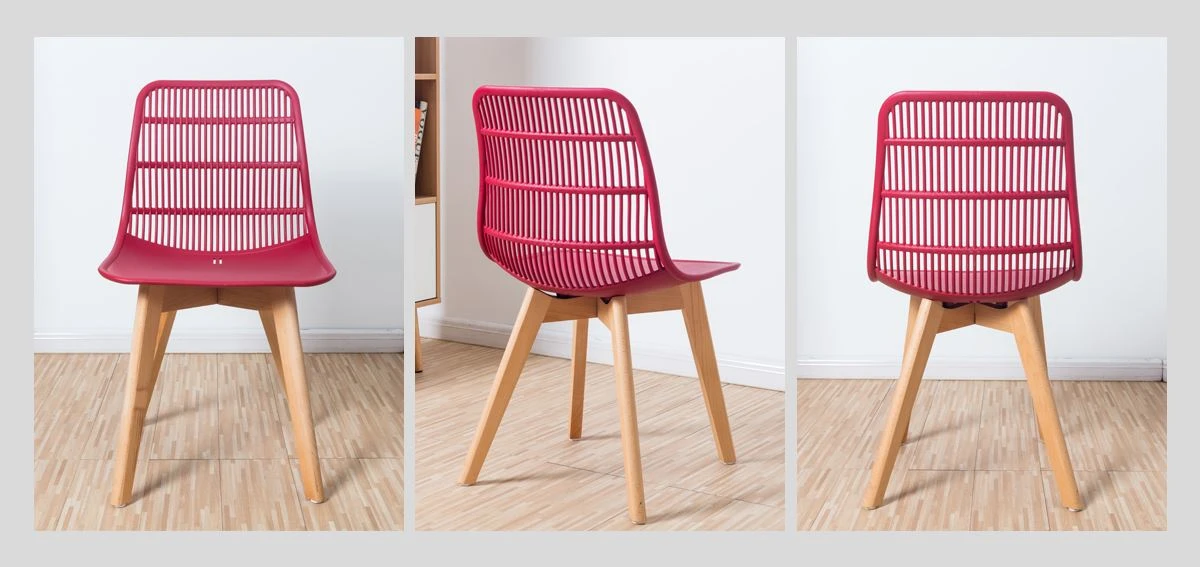 Backrest Design Plastic Dining Chair- Backrest Design Plastic Dining Chair-