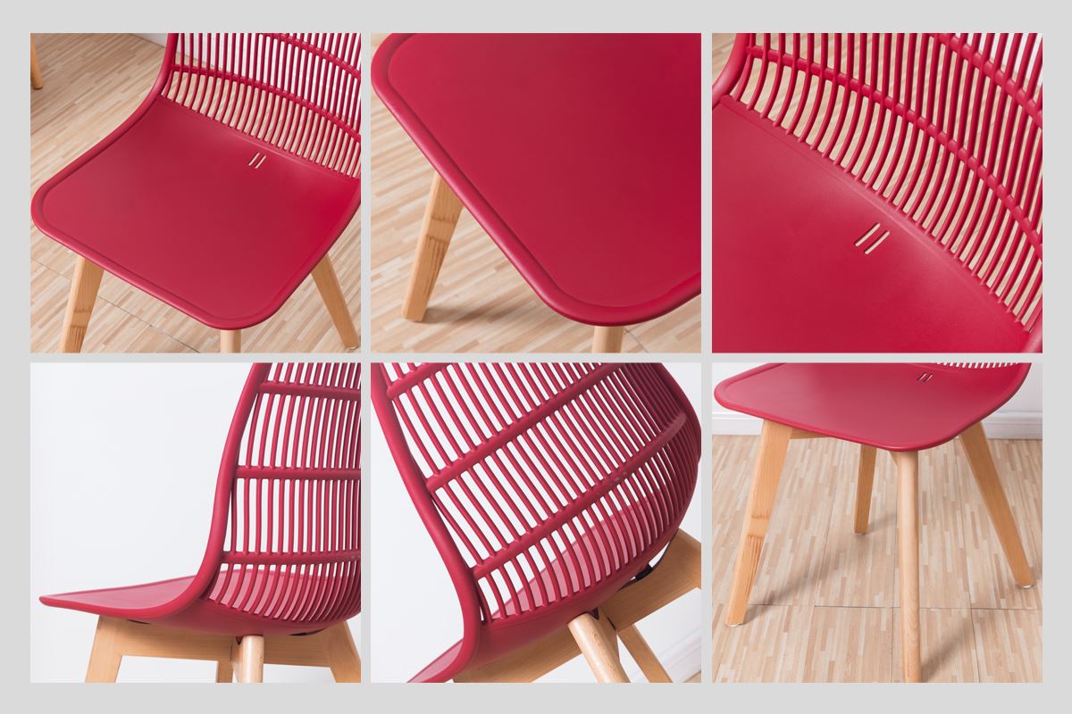Backrest Design Plastic Dining Chair detail Backrest Design Plastic Dining Chair detail