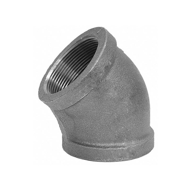 Malleable Iron Fitting 45 Degree Elbow