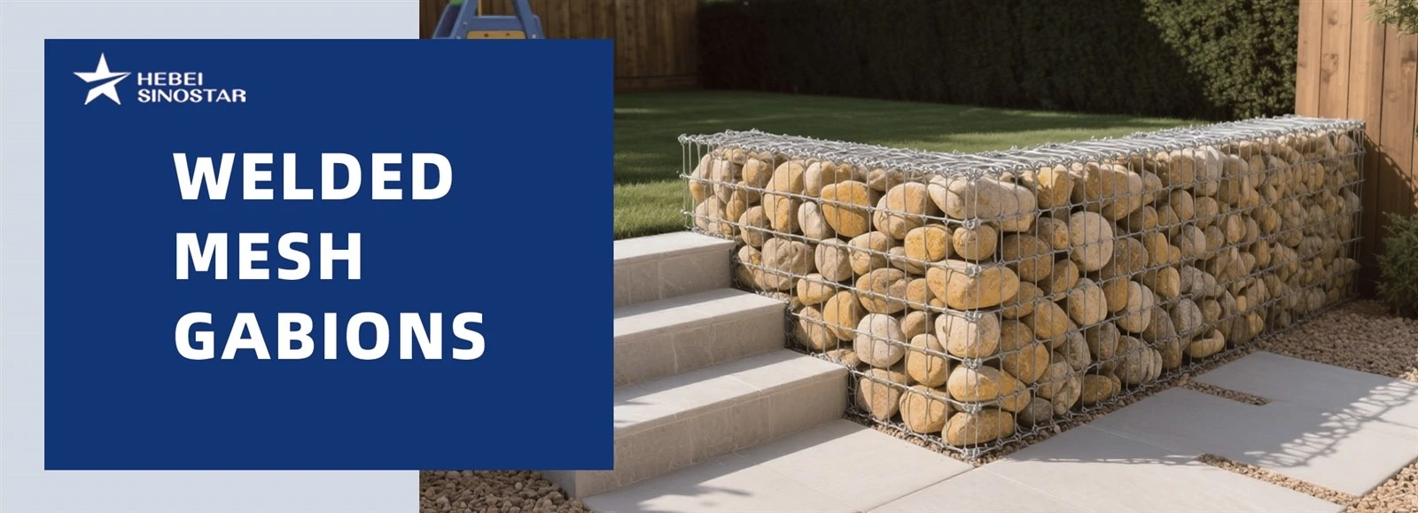 Sinostar Gabion mesh, Welded Gabion baskets Sinostar Gabion mesh, Welded Gabion baskets